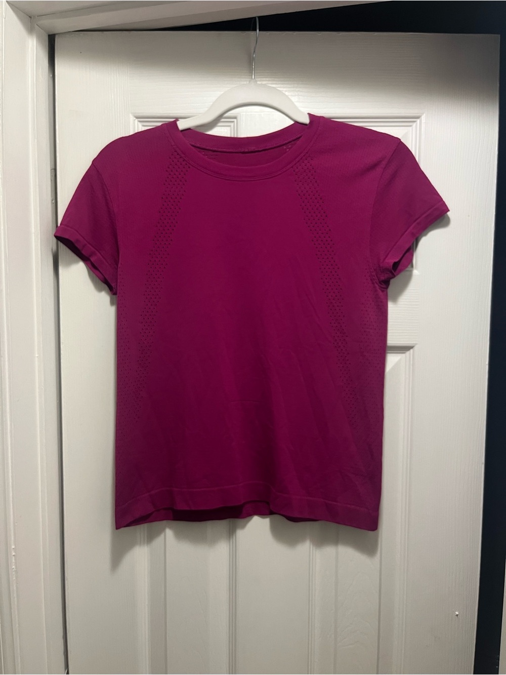 Lululemon Swiftly Tech Short Sleeve Shirt Pink Purple Women’s Size 4